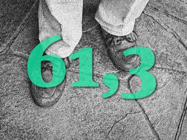 Eläkkeellesiirtymisikä 61,3
