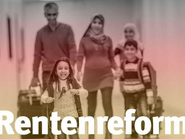 Muokattu uutiskuva tutkimusseminaariin, saksalainen eläkeuudistus, rentenreform.